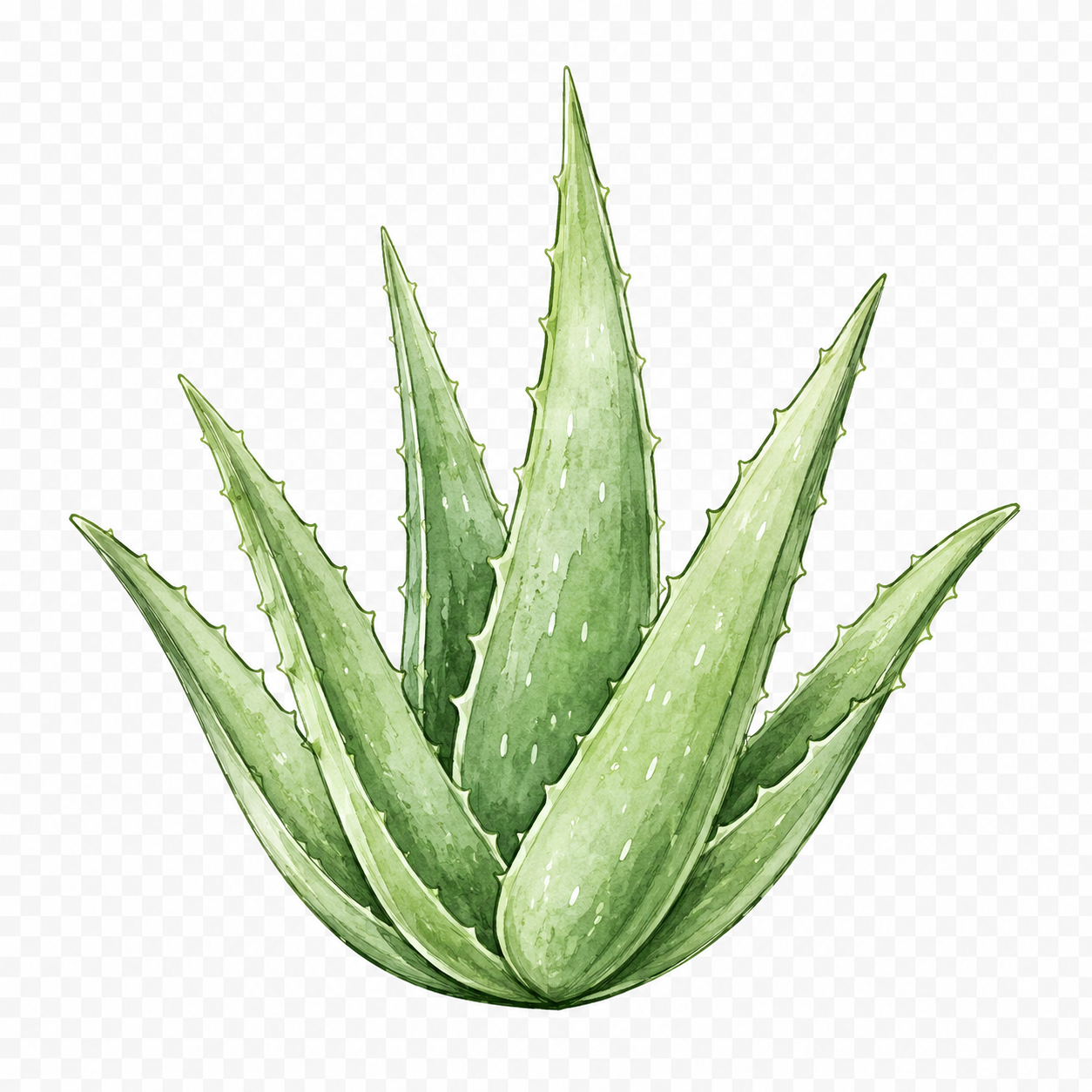 Aloe vera illustration