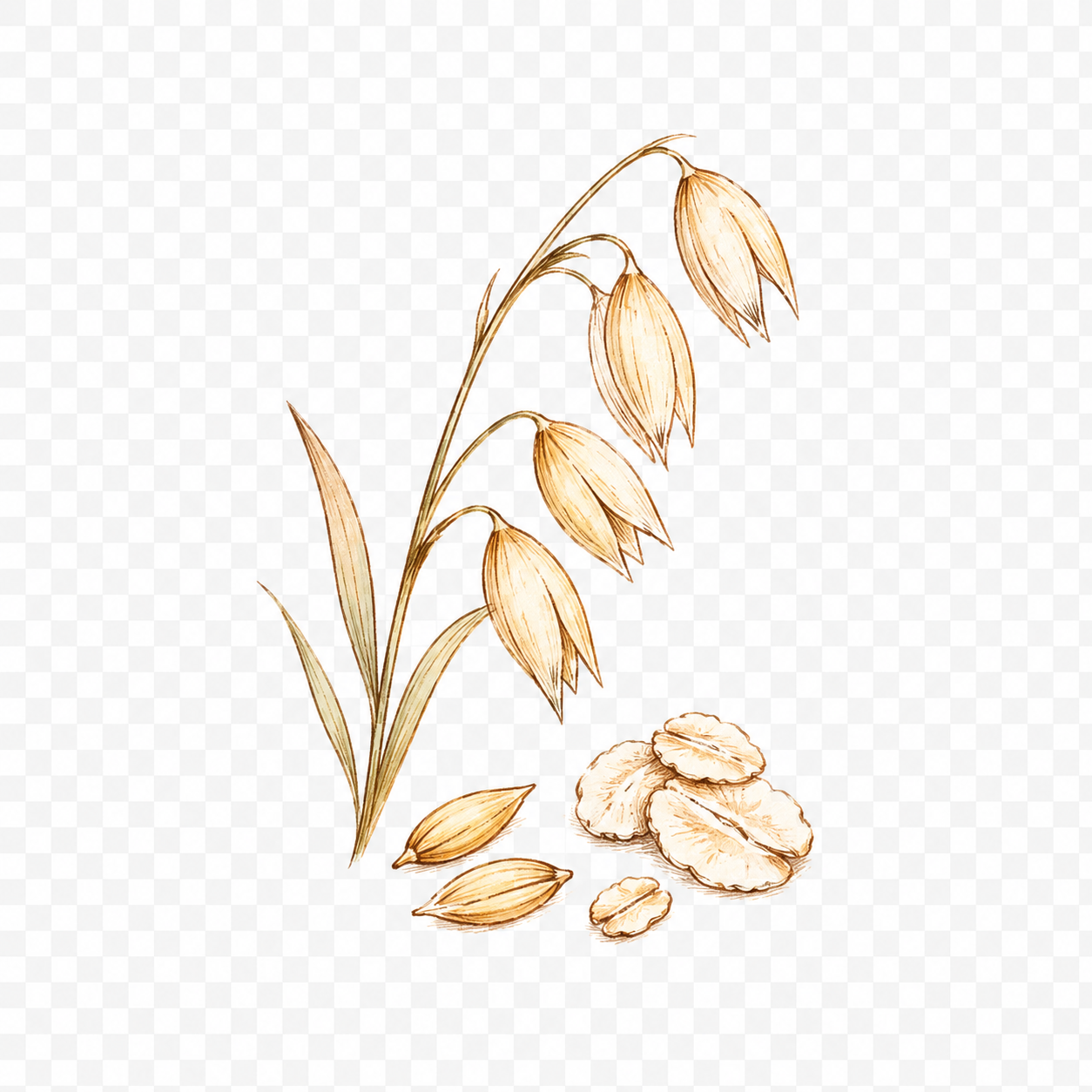 Oatmeal illustration